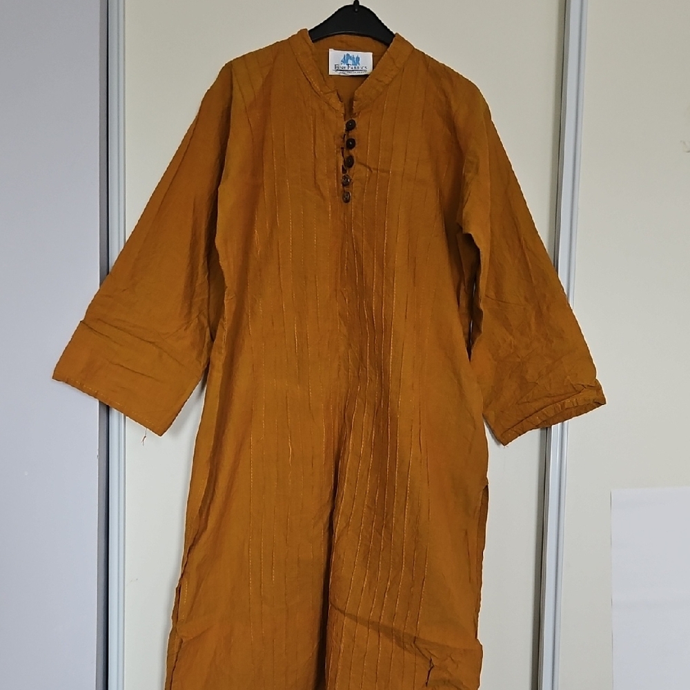 Mustard Yellow Long Sleeve Tunic